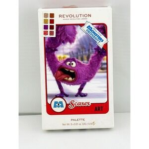 Makeup Revolution Monsters University Scarer Art Eyeshadow Palette. New In Box